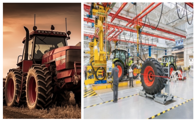 Creation of modern tractor production and agricultural machine building